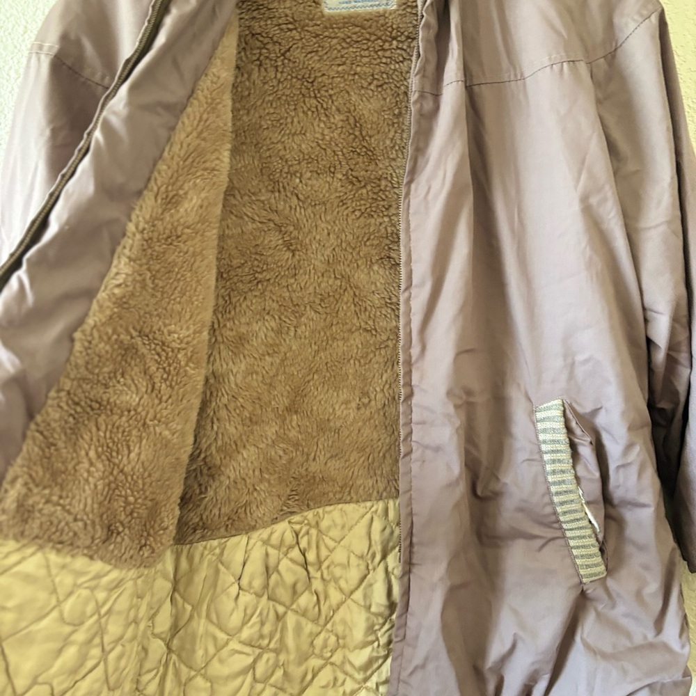 Vintage 50s Rain Jacket Knit Quilted Sears Jacket Fieldmaster Outerwear L-XL - Picture 5 of 7